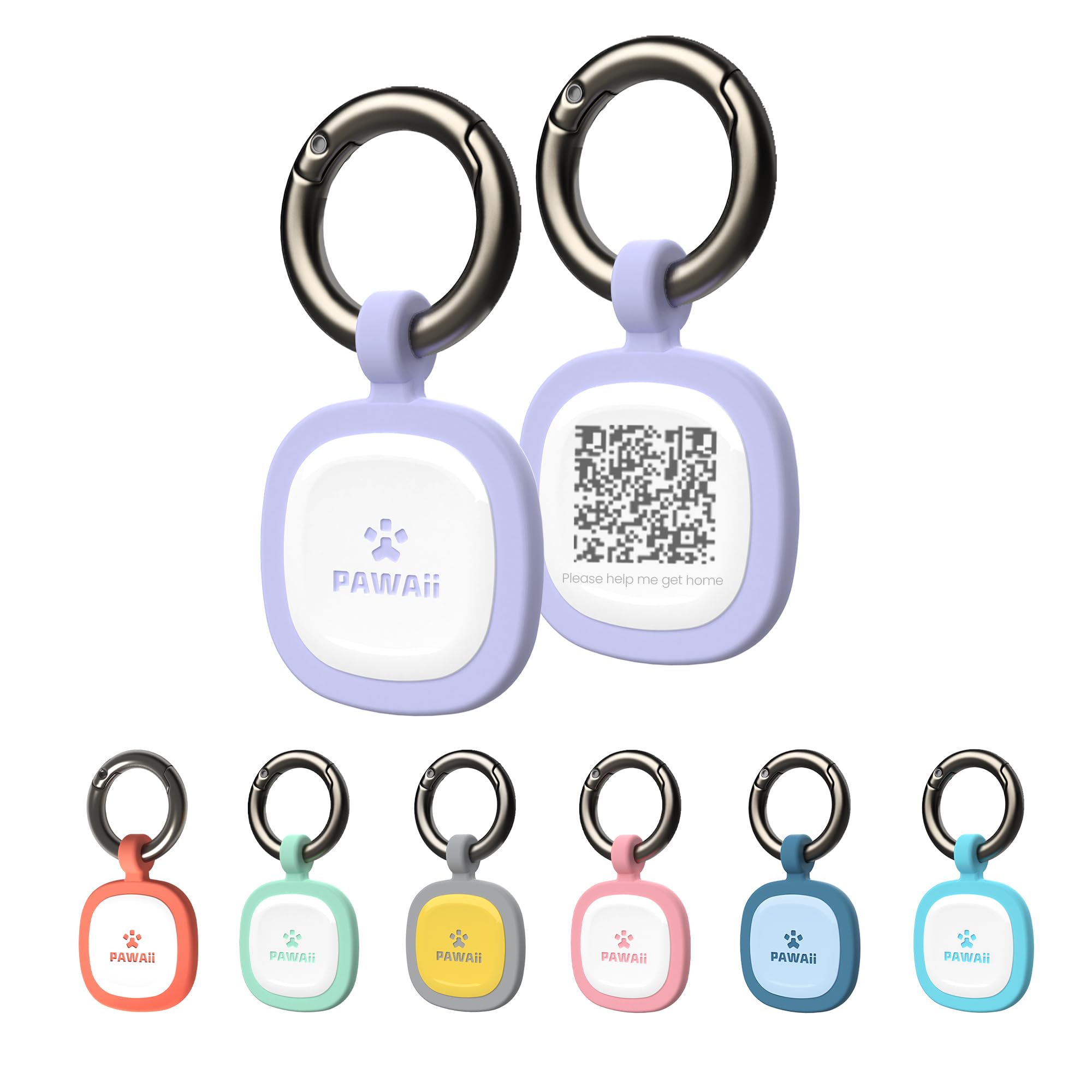Pawaii Smart QR Code Pet ID Tag for Dogs and Cats