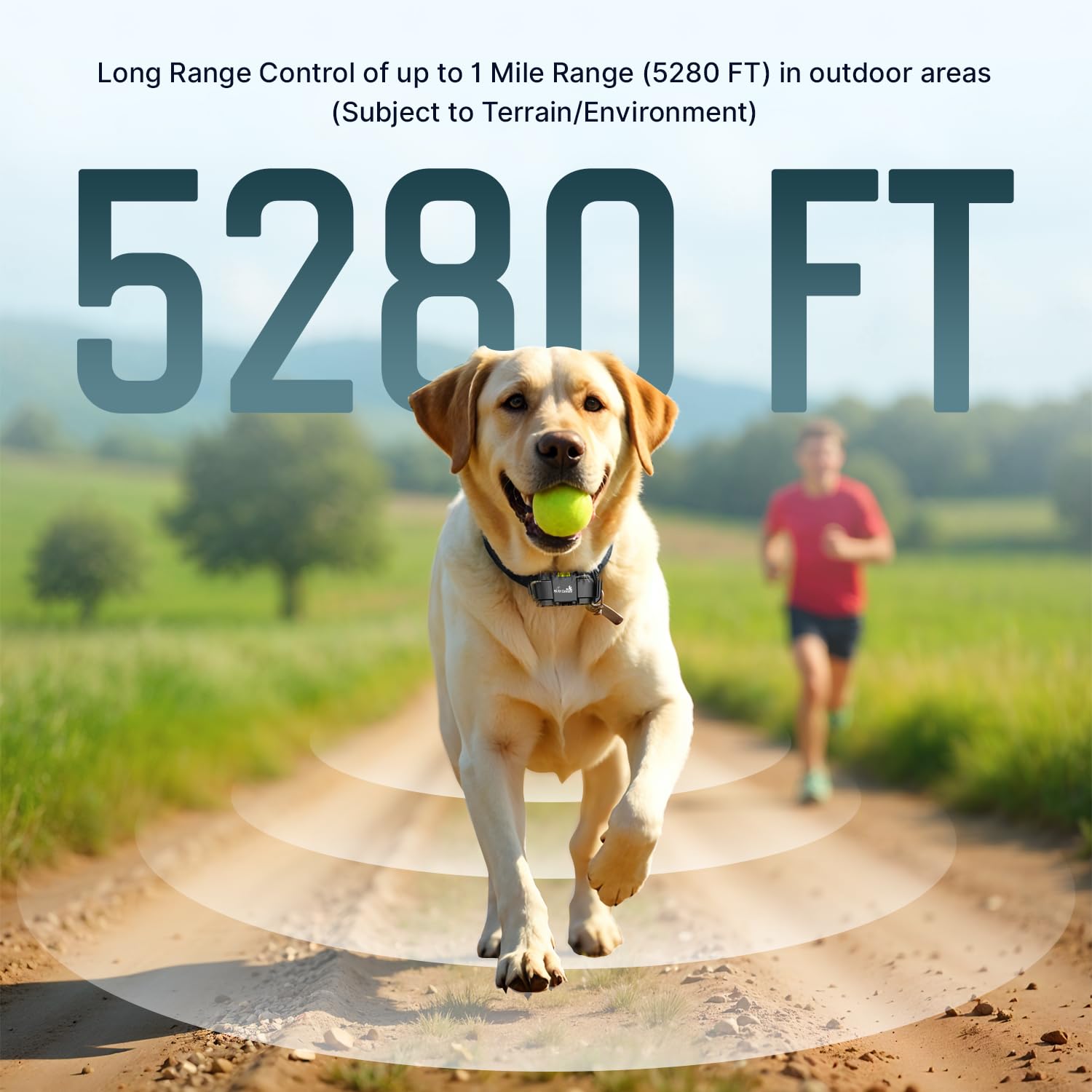 My Pet Command 1-Mile Long-Range Dog Training Collar