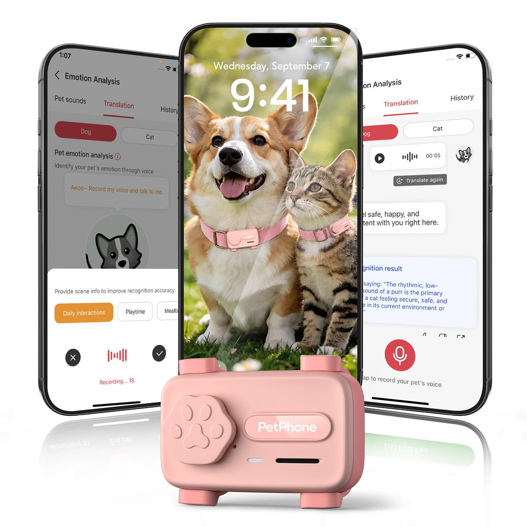 AI-Powered Pet Smartphone with Emotion Detection and Chat