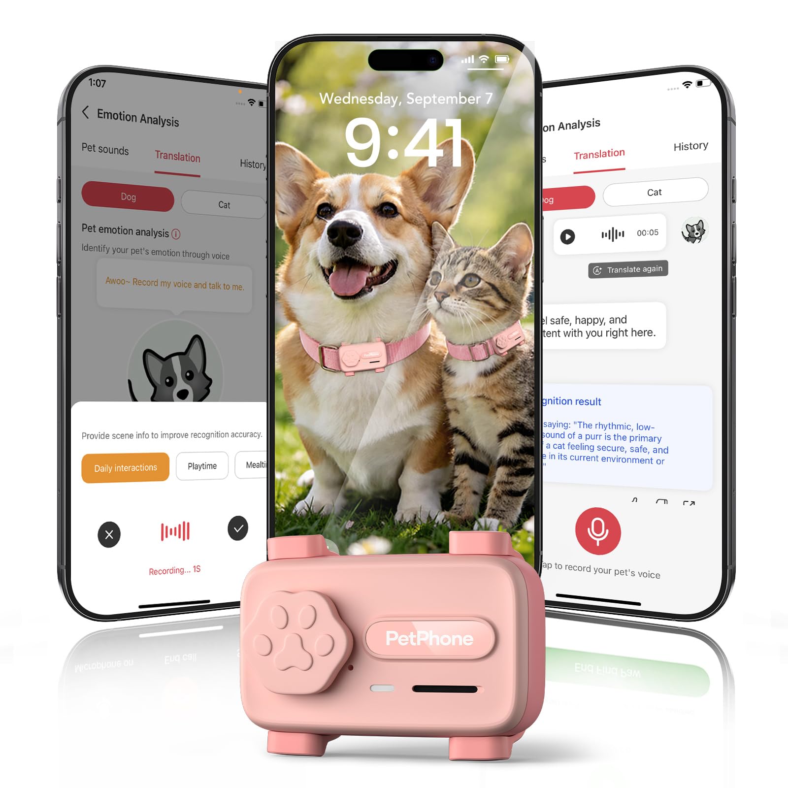 AI-Powered Pet Smartphone with Emotion Detection and Chat