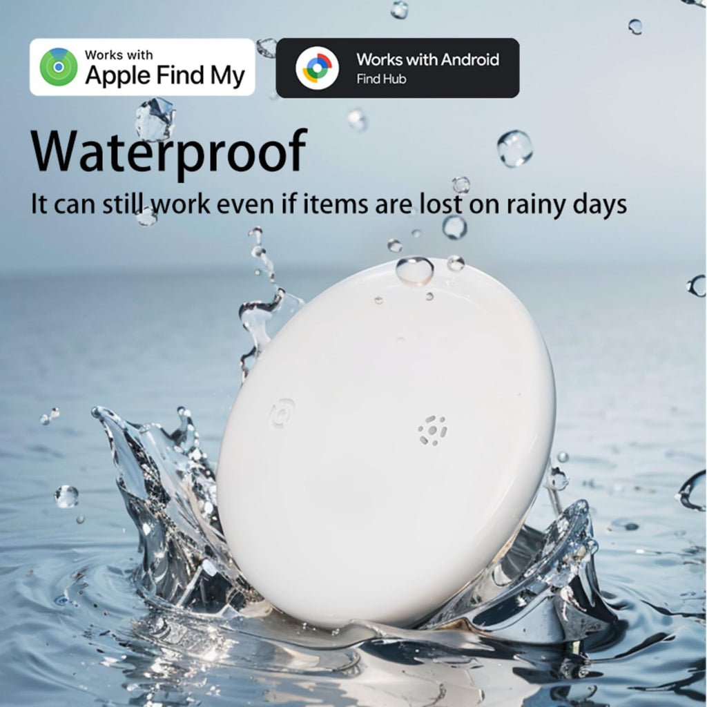 2026 Upgraded Pet GPS Tracker, 2 Pack, for Dogs, Cats & Small Animals, No Monthly Fee, IPX6 Waterproof, Works with Apple Find My & Google Find Hub, 365-Day Battery Life, Compatible with iOS & Android