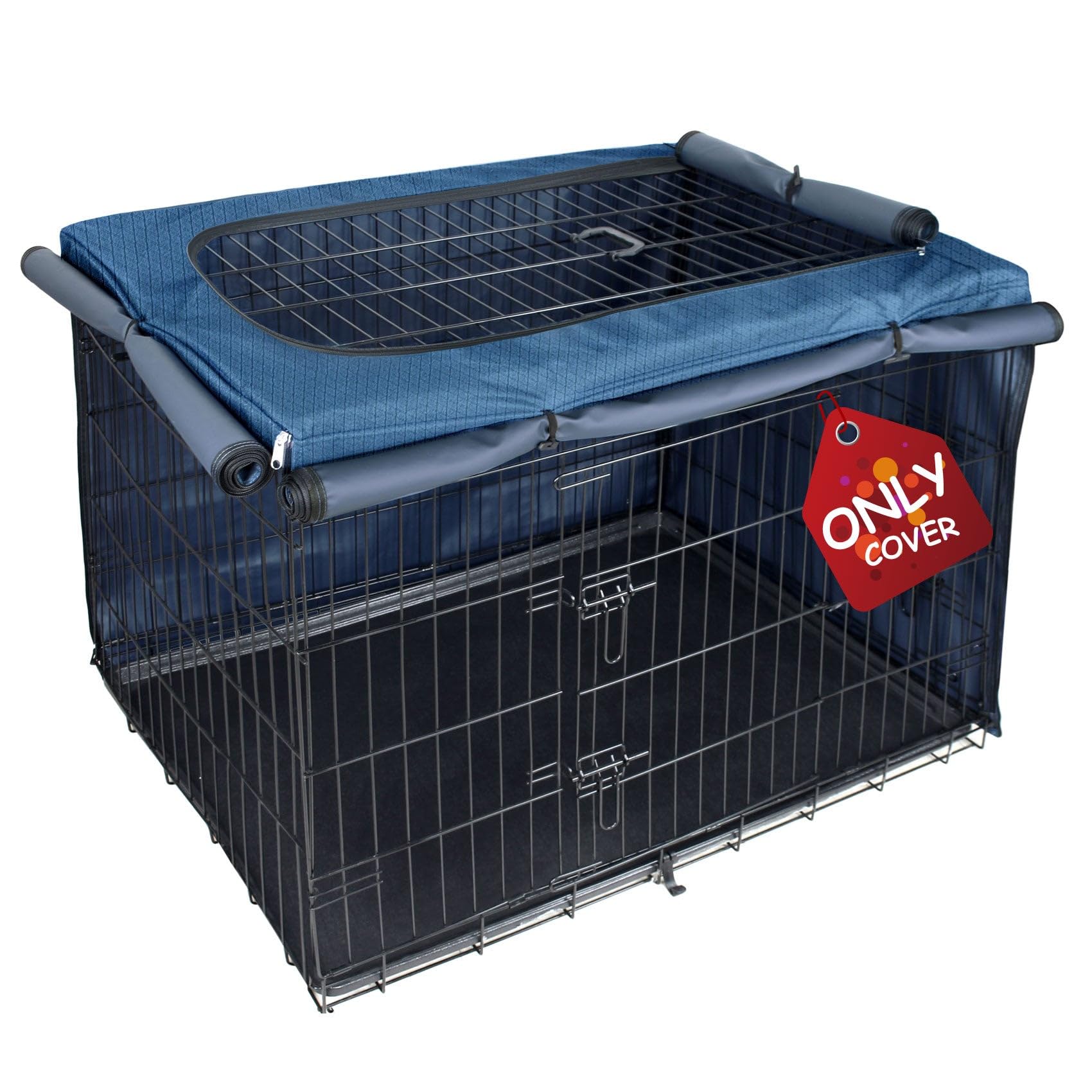 Explore Land Heavy-Duty Dog Crate Cover for Wire Kennels