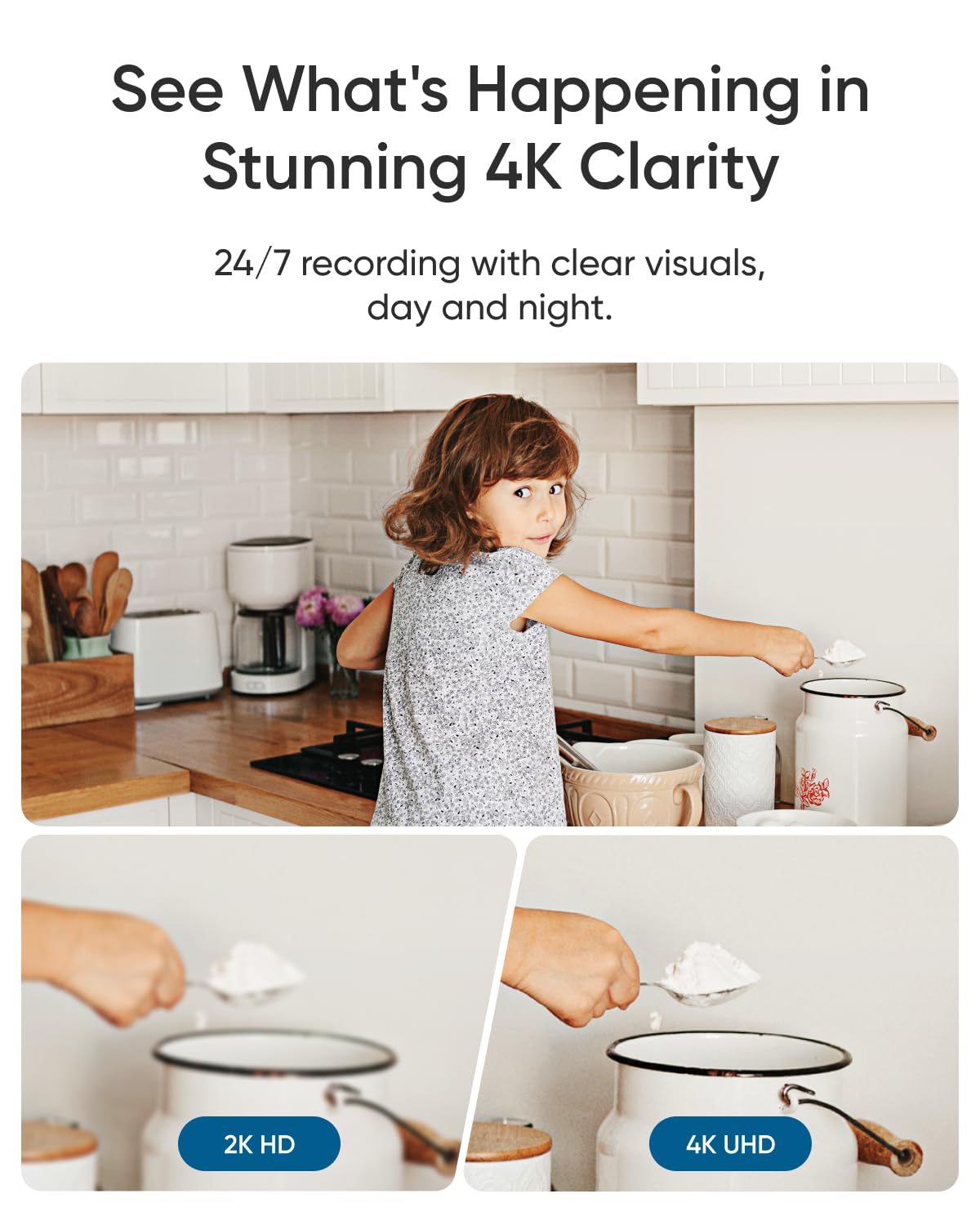 eufy Indoor Cam E30, Latest Generation, 4K UHD Security Camera, Pet/Dog/Baby Camera with Phone app, Color Night Vision, Human/Pet Auto Tracking, 360 Pan-Tilt, Works with Homekit
