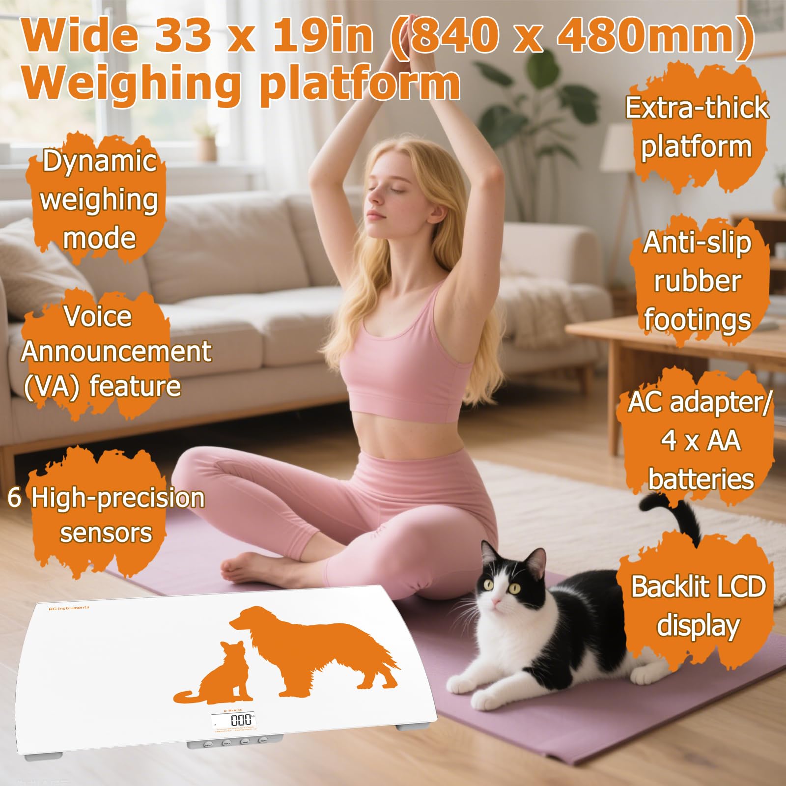 AG Instruments D-Series Digital Animal Floor Scale