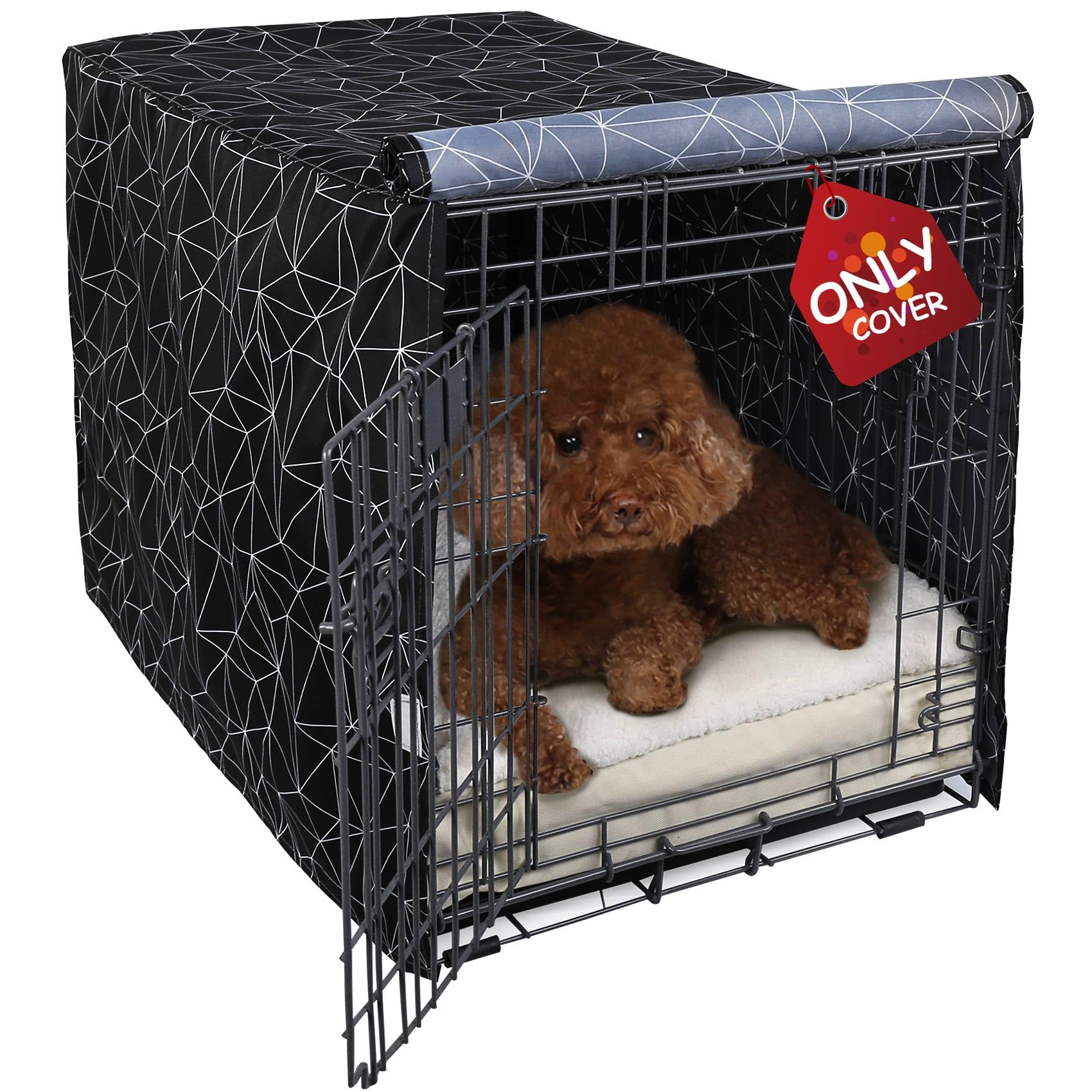 Explore Land Heavy-Duty Dog Crate Cover for Wire Kennels