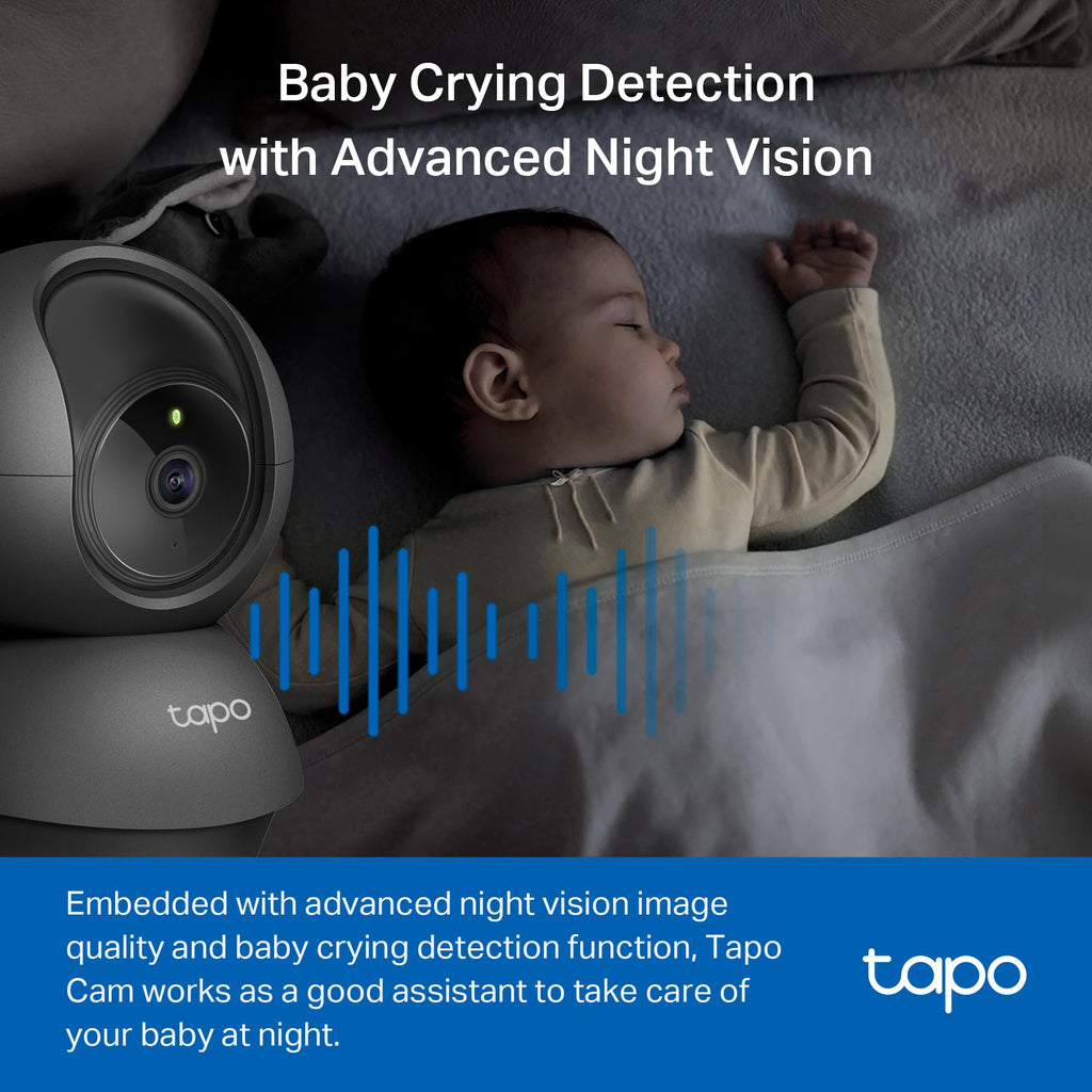 TP-Link Tapo Pan/Tilt Security Camera for Baby Monitor