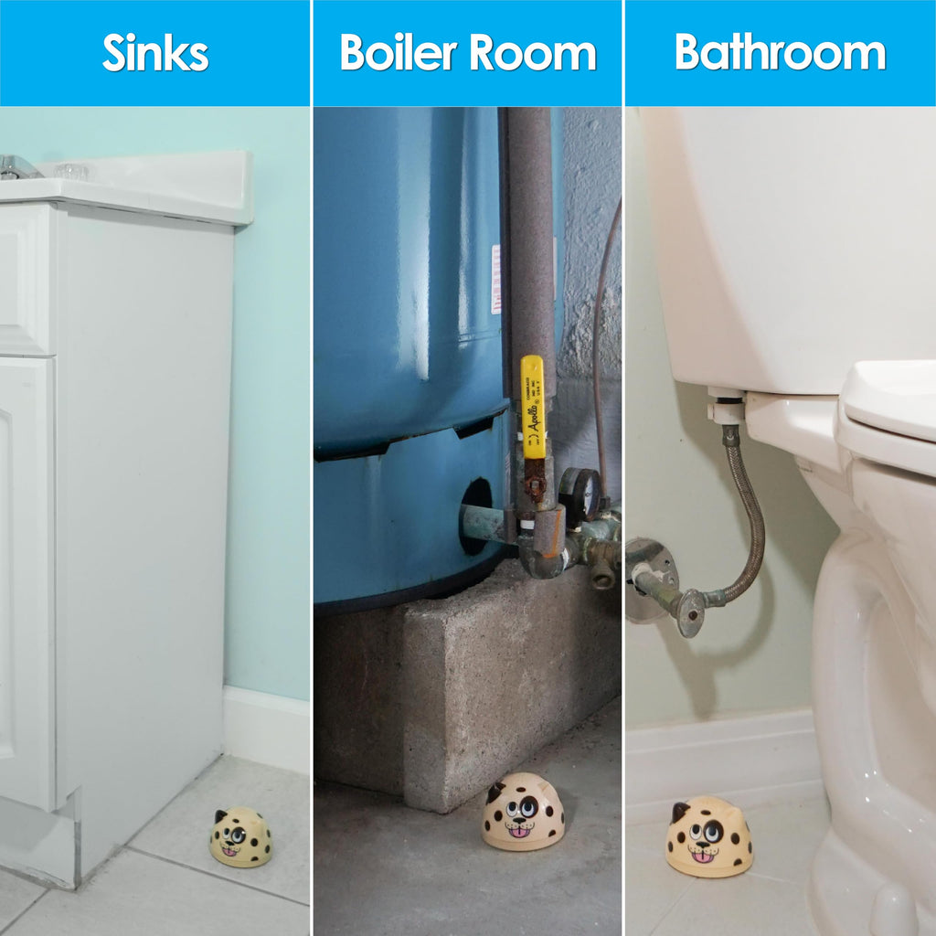 Water Leak Sensor with Alarm for Pet Areas and Homes