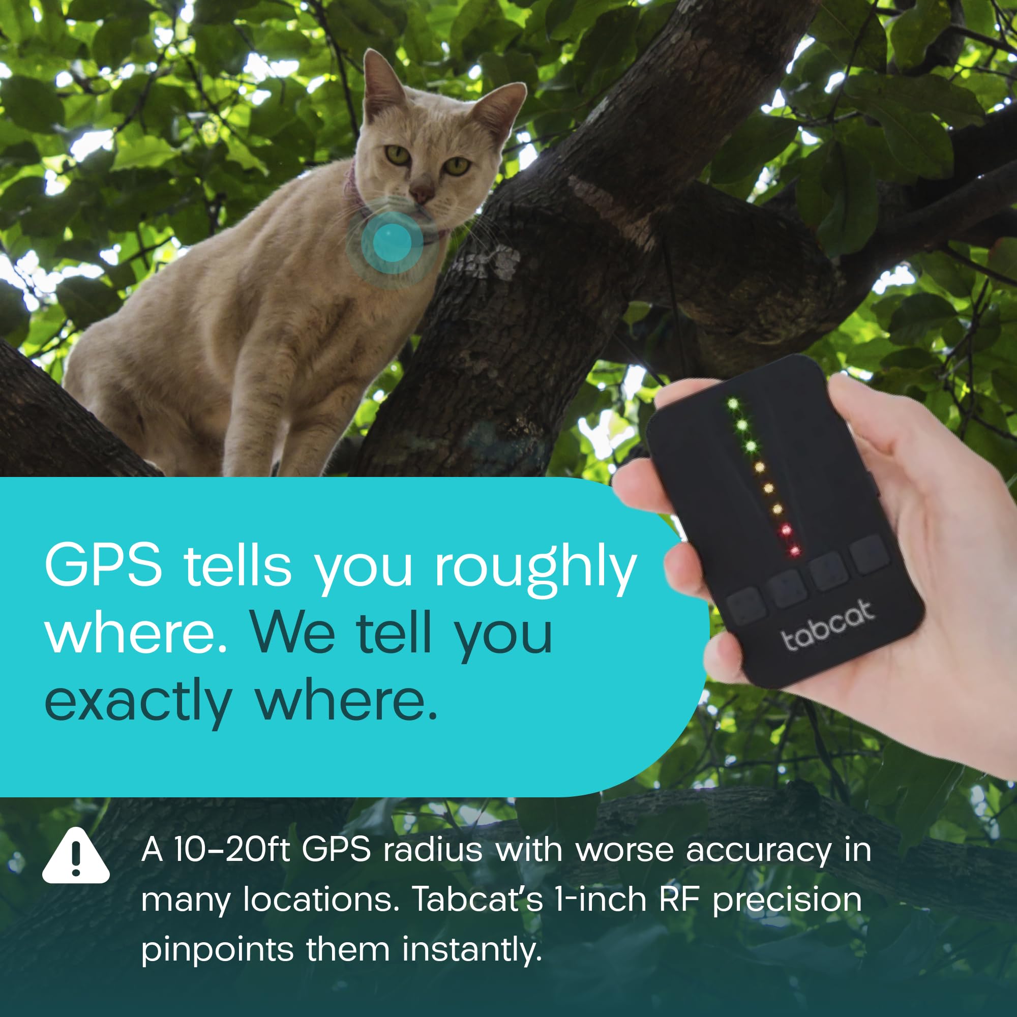 Tabcat V2 Cat Tracker with 2 Lightweight Homing Tags