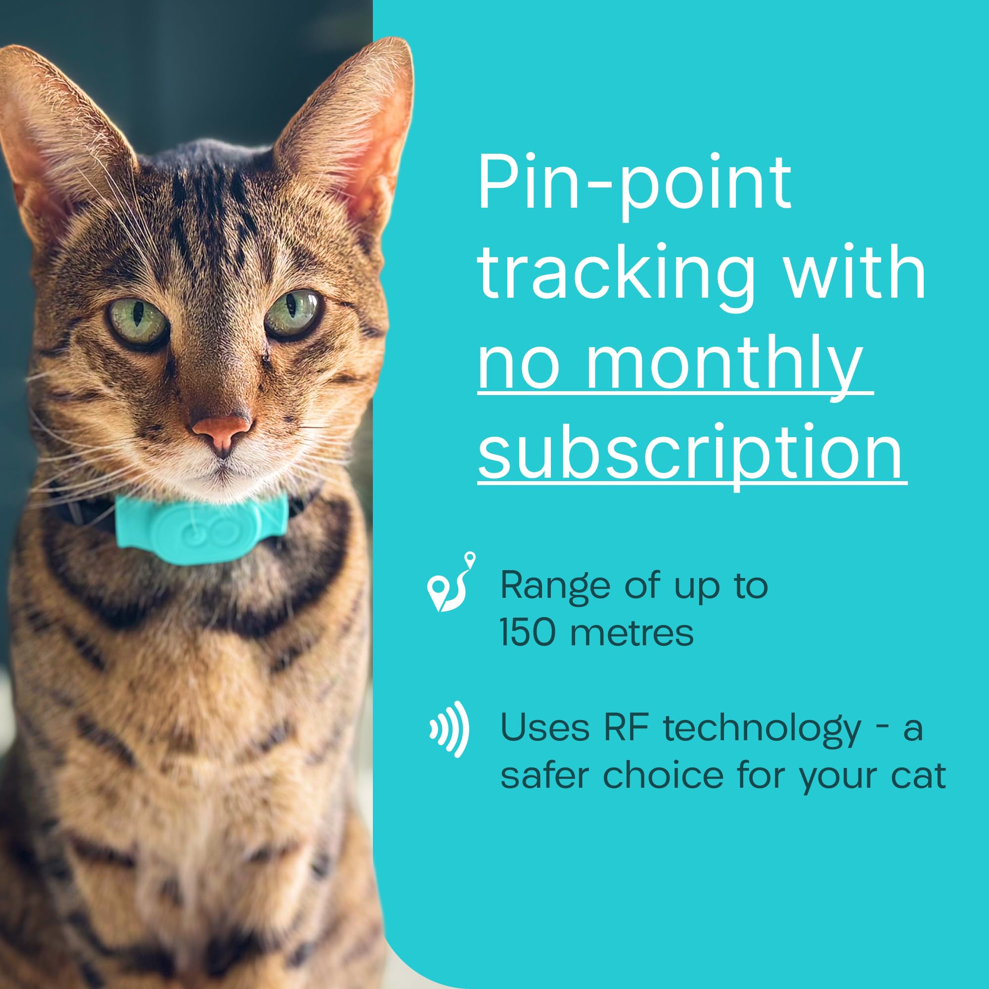Tabcat V2 Cat Tracker with 2 Lightweight Homing Tags
