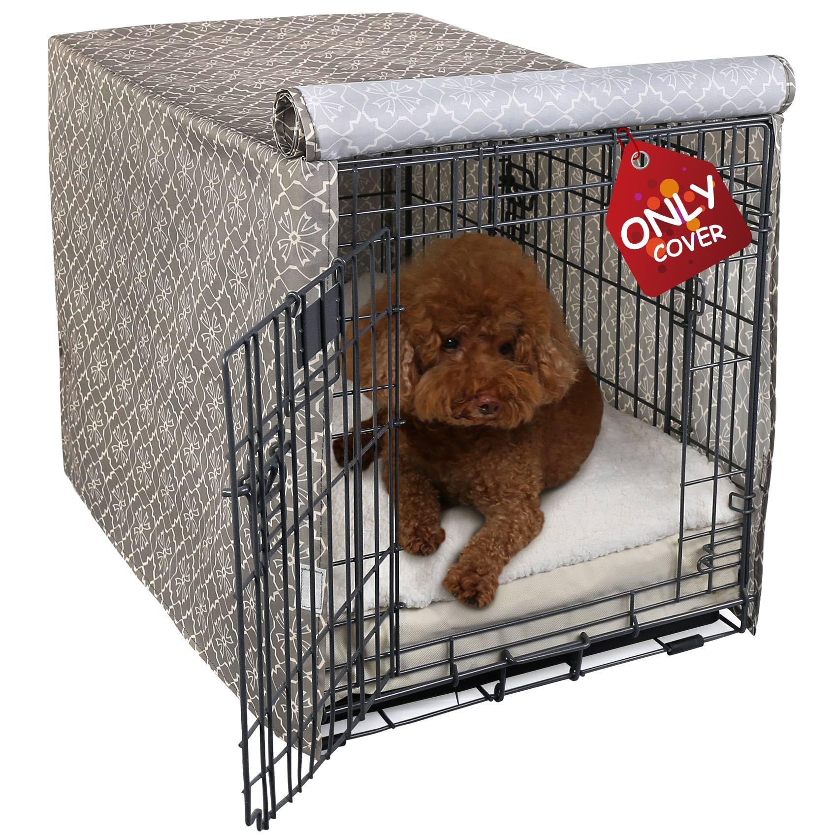 Explore Land Heavy-Duty Dog Crate Cover for Wire Kennels