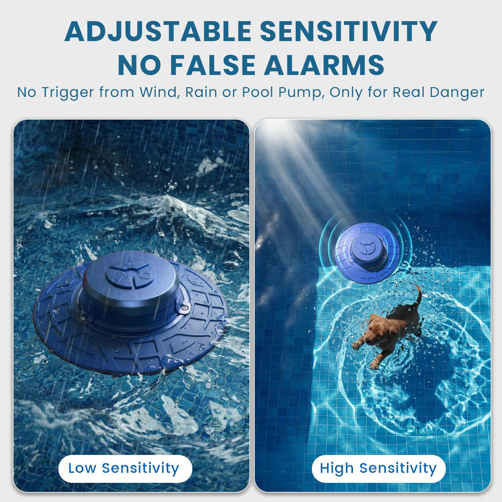 110dB IP68 Floating Pool Safety Alarm for Pets