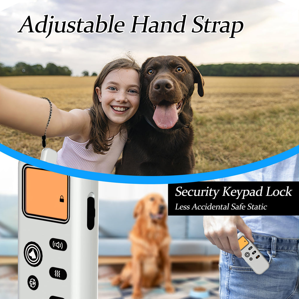 Htcuto Wireless Dog Fence and Ultrasonic Training Collar