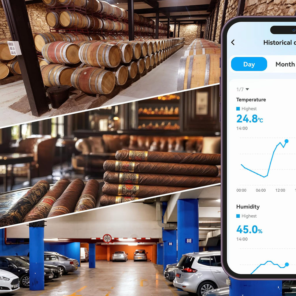 DAYBETTER Smart WiFi Pet Temperature and Humidity Monitor