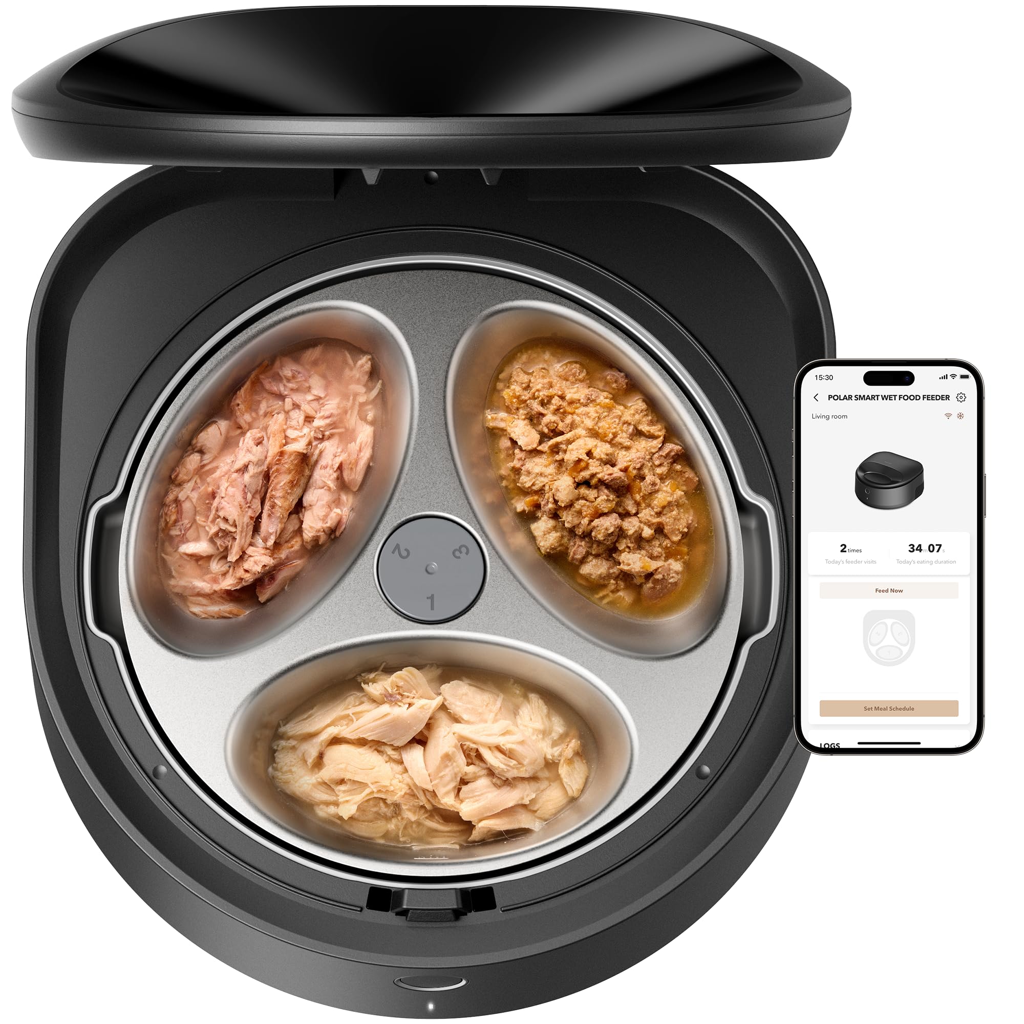 PETLIBRO Refrigerated Wet Food Cat Feeder with Steel Bowl