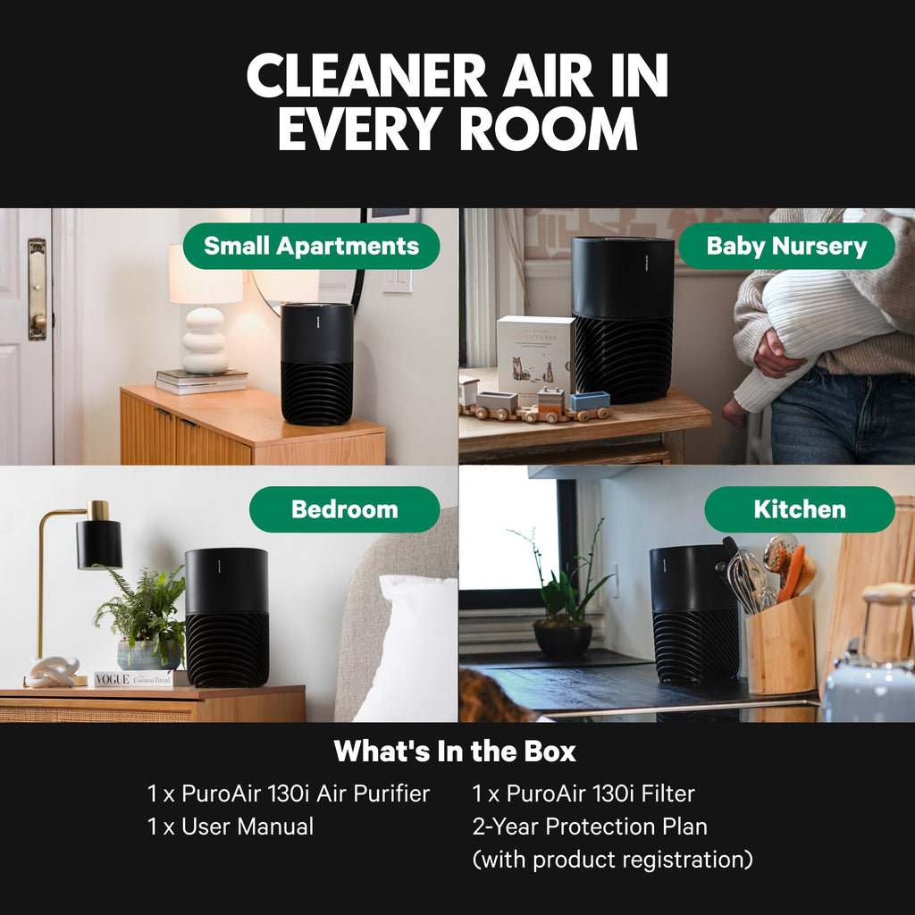 PuroAir HEPA Air Purifier for Large Rooms and Bedrooms
