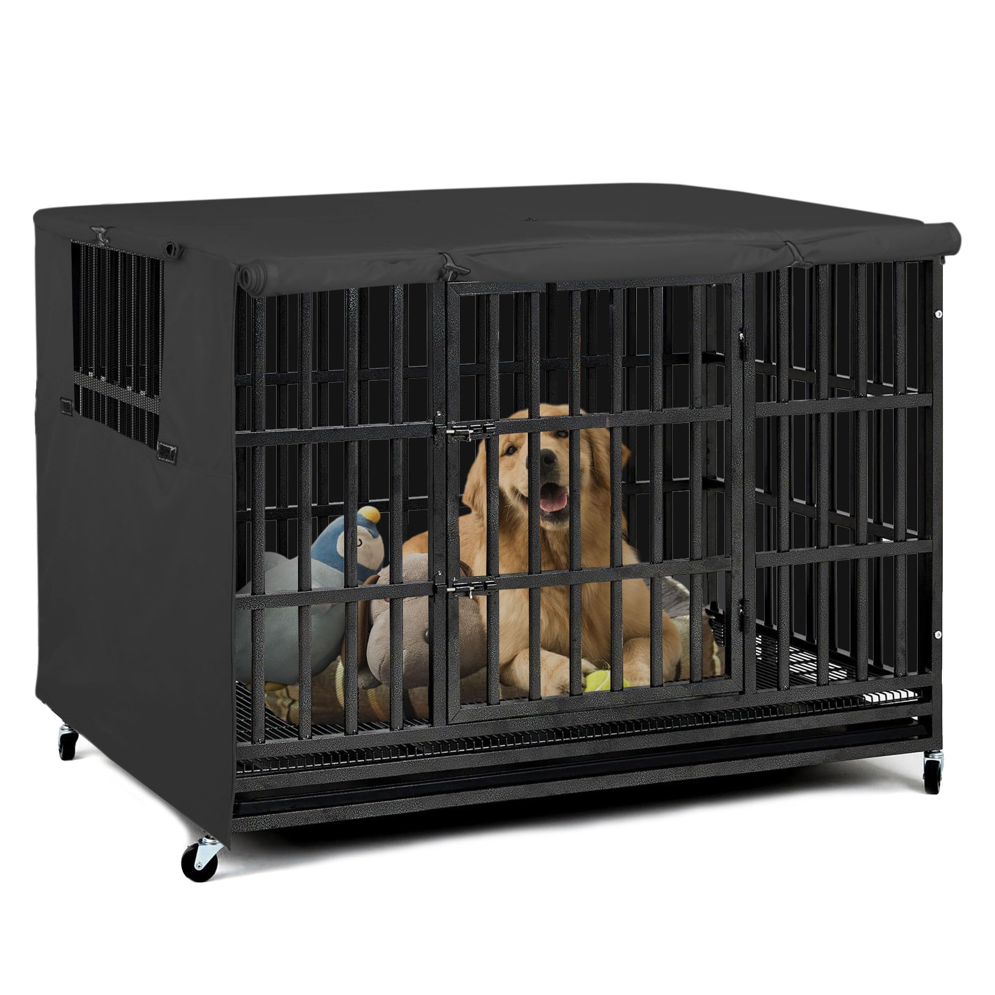 Explore Land Heavy-Duty Dog Crate Cover for Wire Kennels