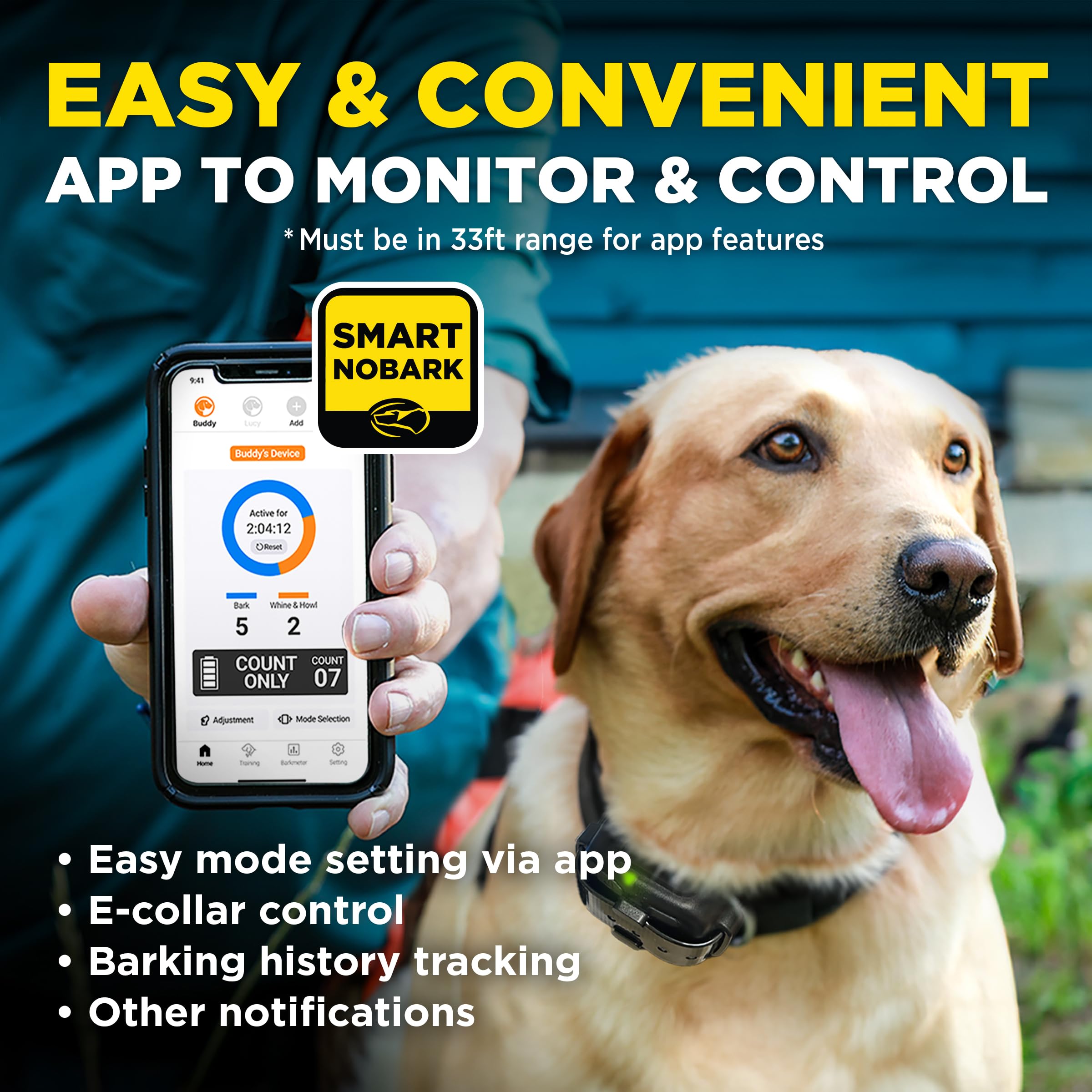 Dogtra Smart No-Bark Collar with App Behavior Reports