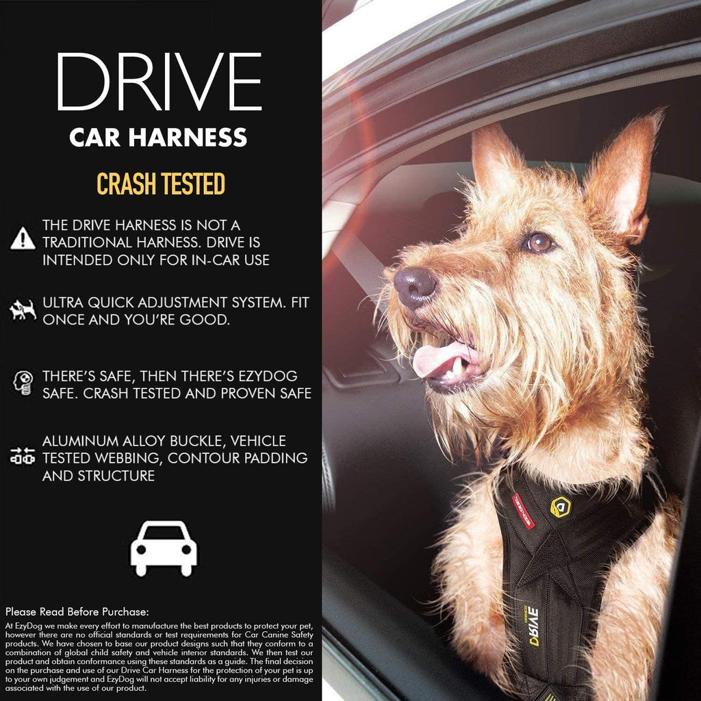 EzyDog Drive Certified Crash-Tested Dog Car Harness