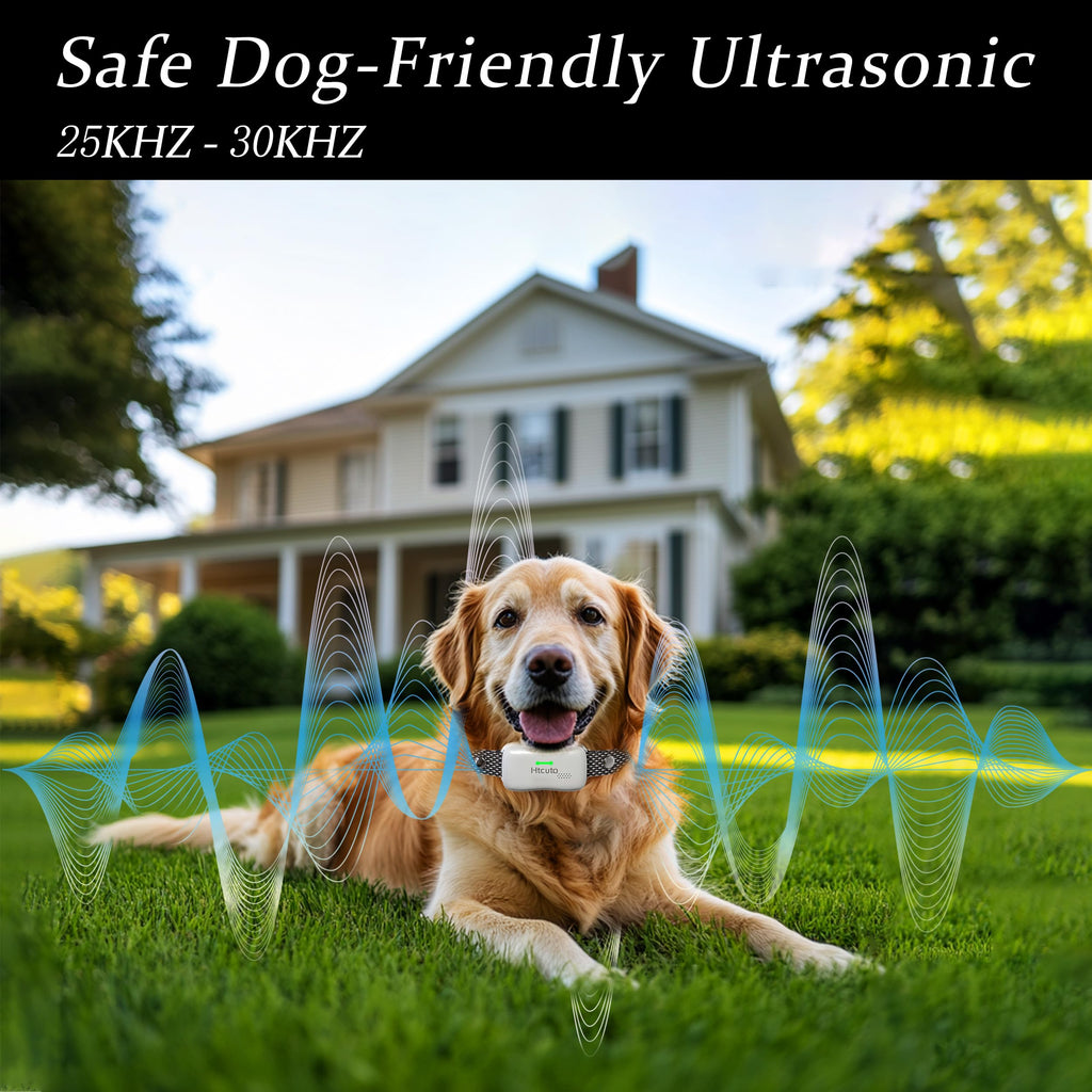 Htcuto Wireless Dog Fence and Ultrasonic Training Collar