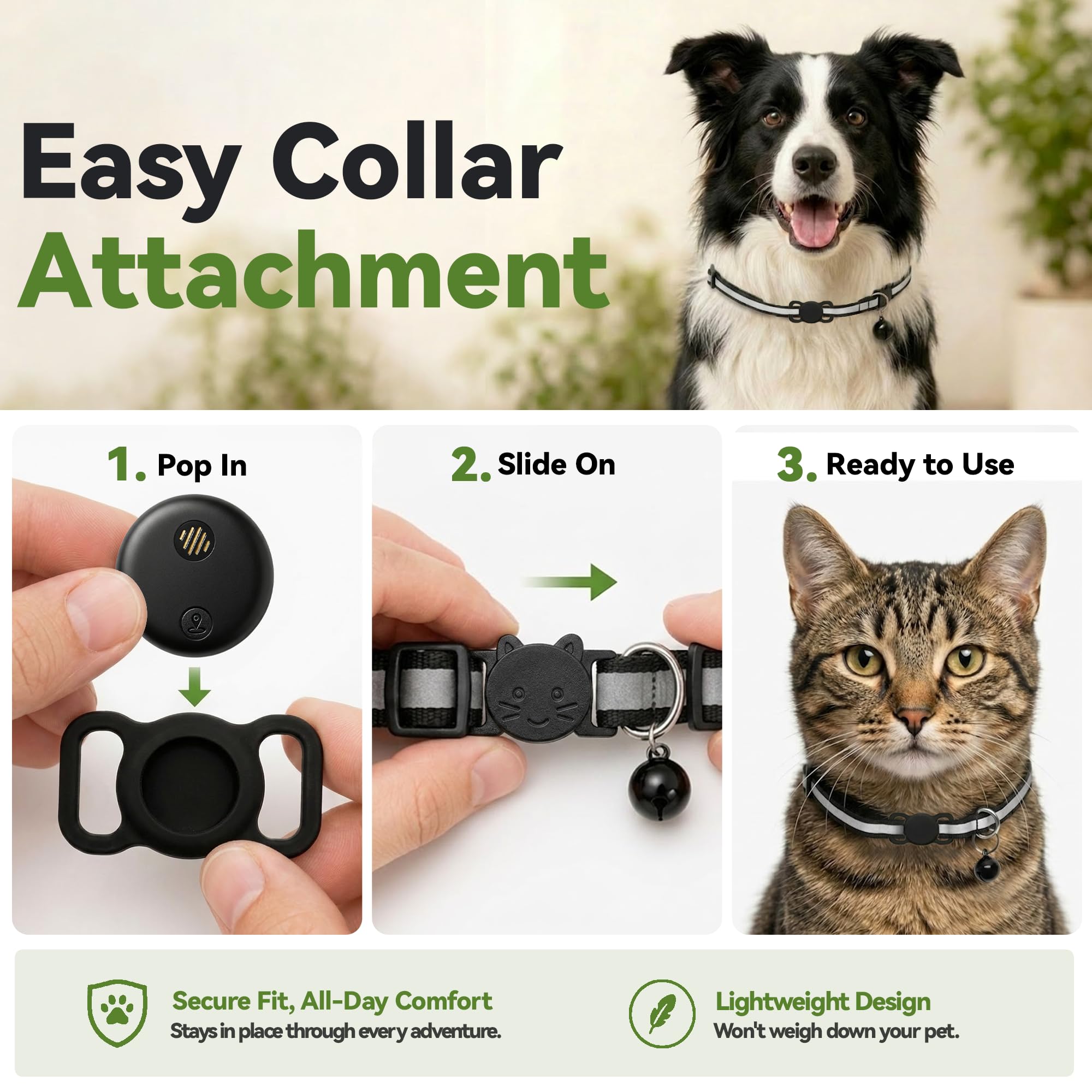 Real-Time GPS Dog Tracker with 365-Day Battery