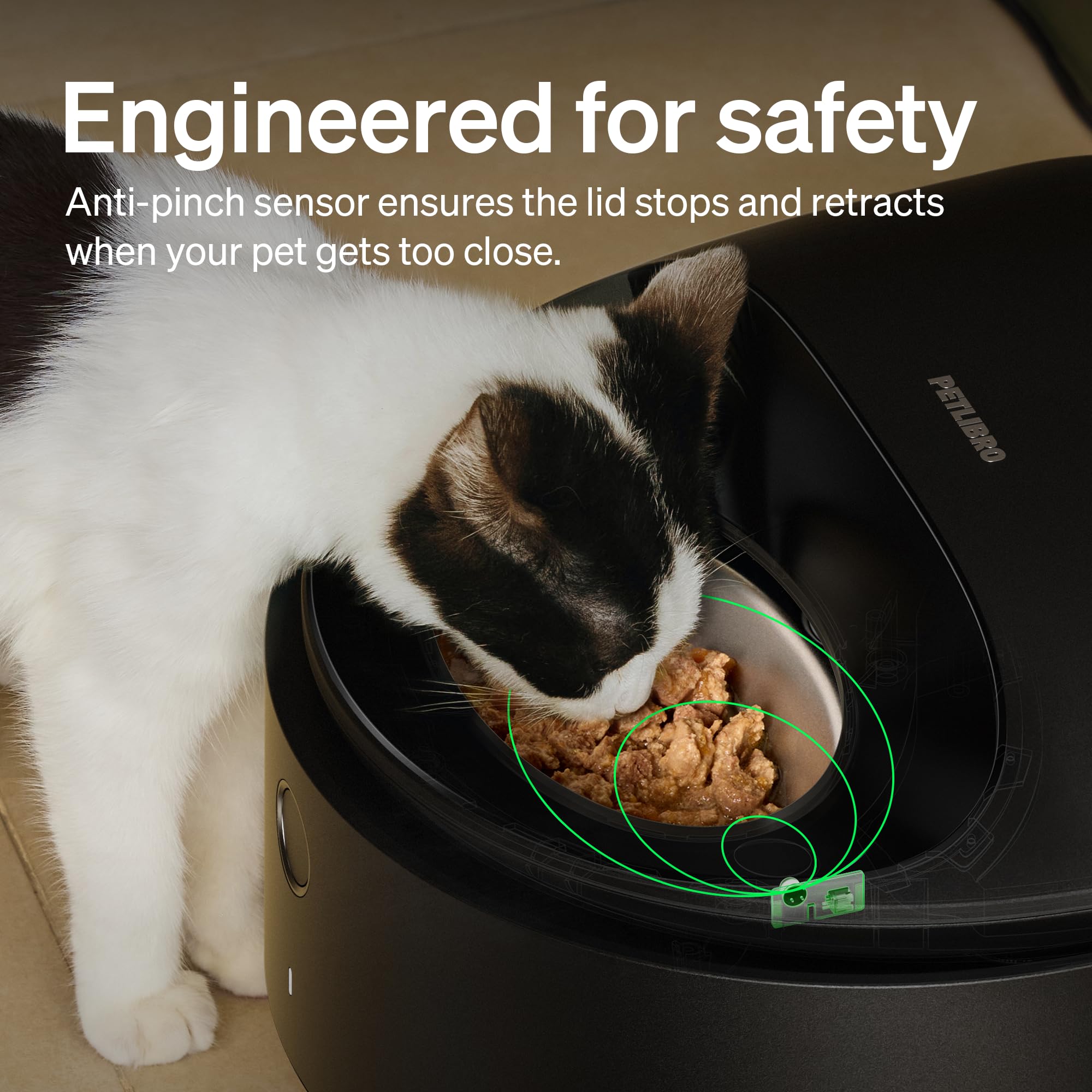 PETLIBRO Automatic Cat Feeder Wet Food with Stainless Steel Bowl, Refrigerated Auto Cat Feeder with Semiconductor Cooling